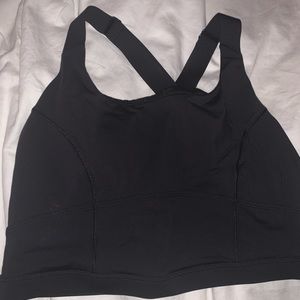 Black Lululemon Sports Bra Top